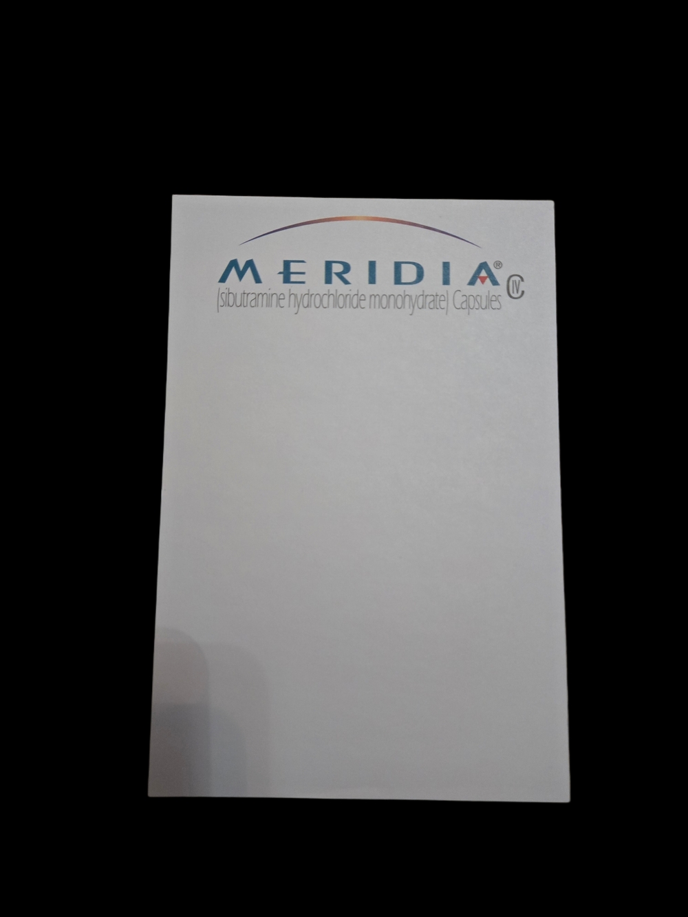 Meridia Capsules Abbott Laboratories Drug Rep Notepad